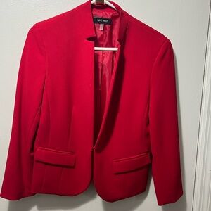 Nine West Bold Red Women's Blazer